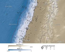 智利地震震歪地轴 地球自转变快一天缩短